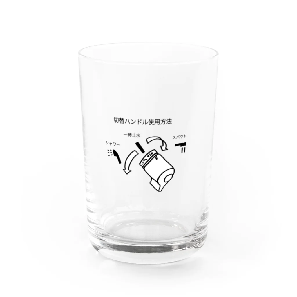 こげま湯の日常のもじ　〜ユニットバス編〜 Water Glass :front