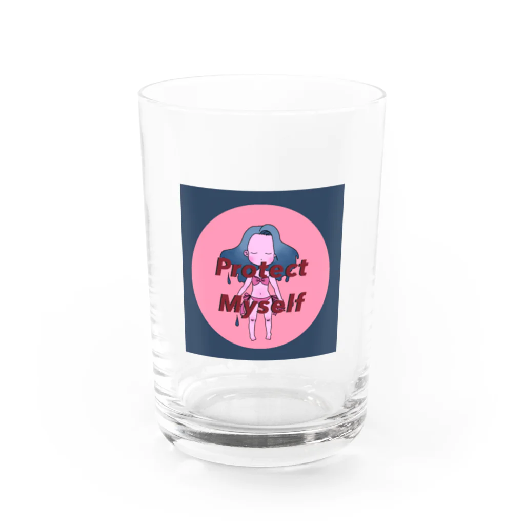 JINTOのProtect myself Water Glass :front