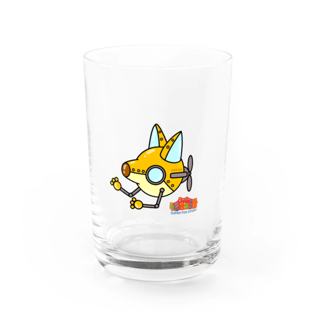 OINARI SHOPのキツネ潜水艦 Water Glass :front