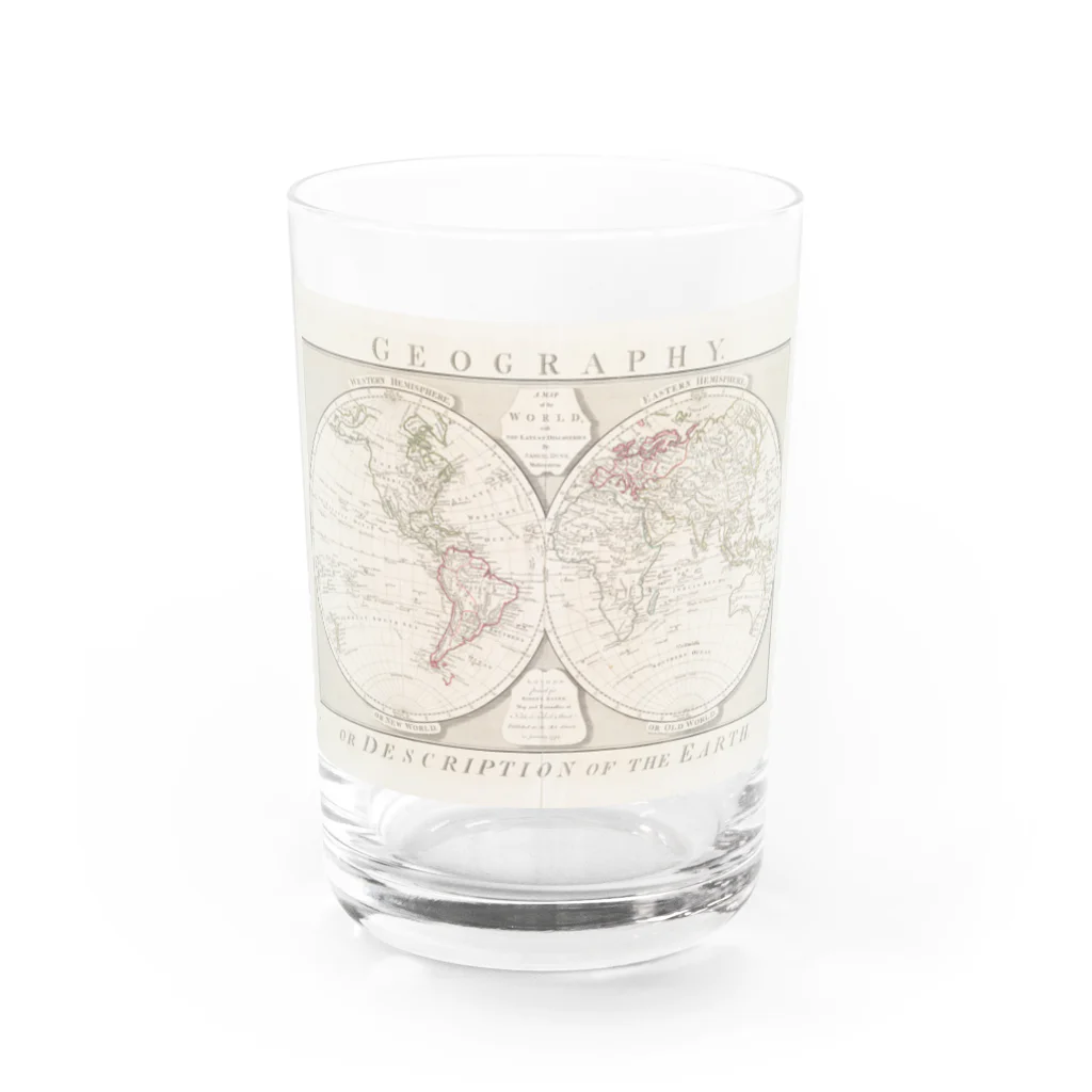 RI=PRODUCTの世界地図 Water Glass :front