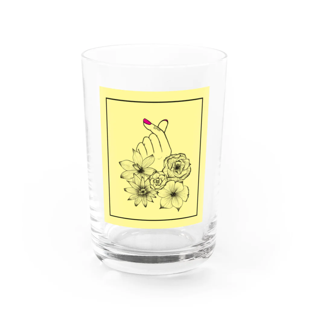 nowの何気ない愛 Water Glass :front