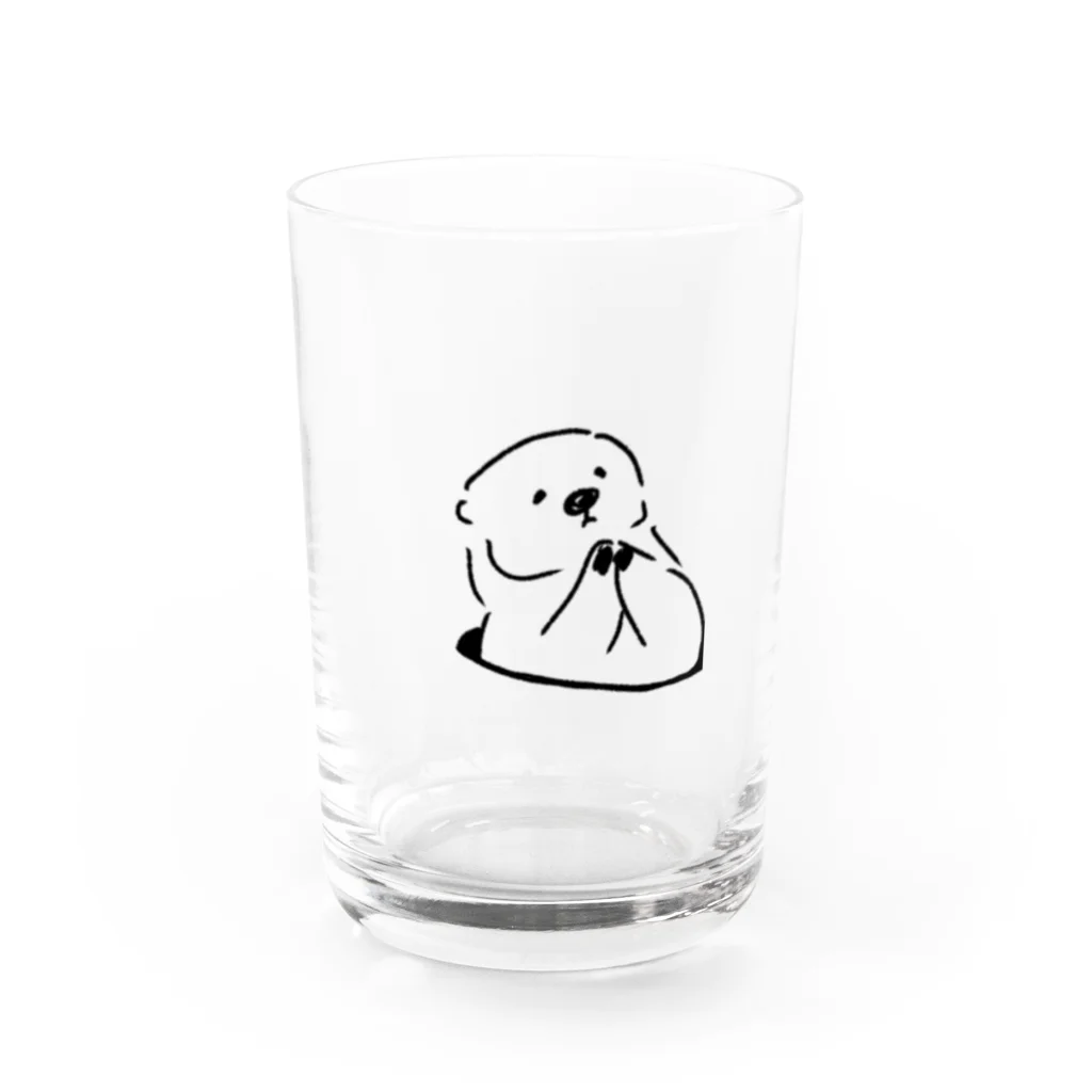 へちょこのトドじゃないよ Water Glass :front