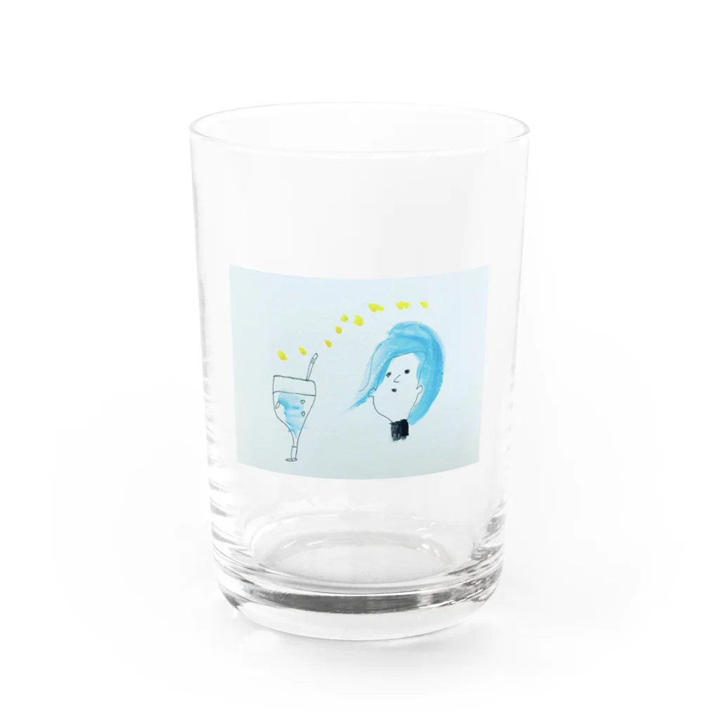 YUMIKO.COのsodaさん Water Glass :front