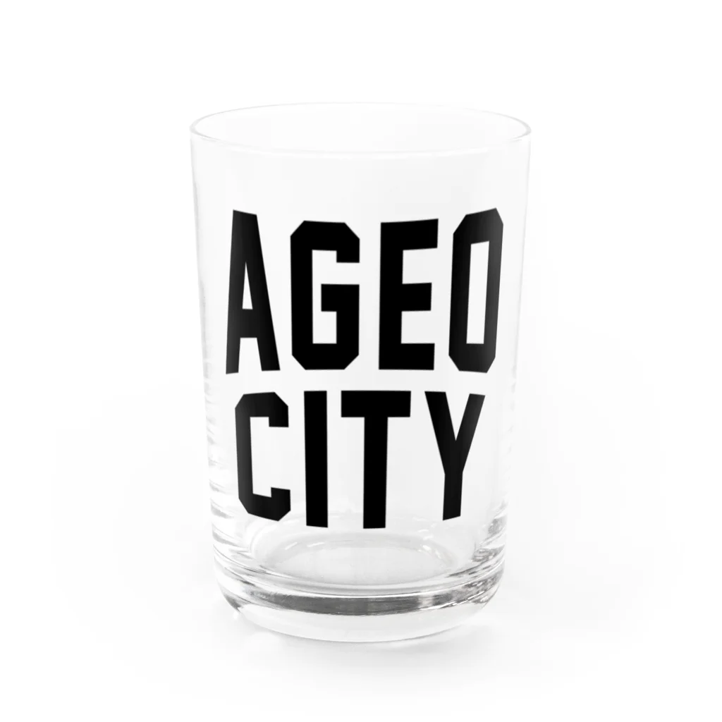 JIMOTOE Wear Local Japanの上尾市 AGEO CITY Water Glass :front