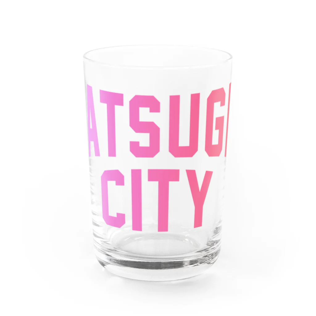 JIMOTOE Wear Local Japanの厚木市 ATSUGI CITY Water Glass :front