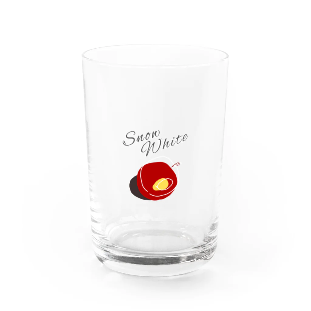 そでの店のスノーホワイト Water Glass :front