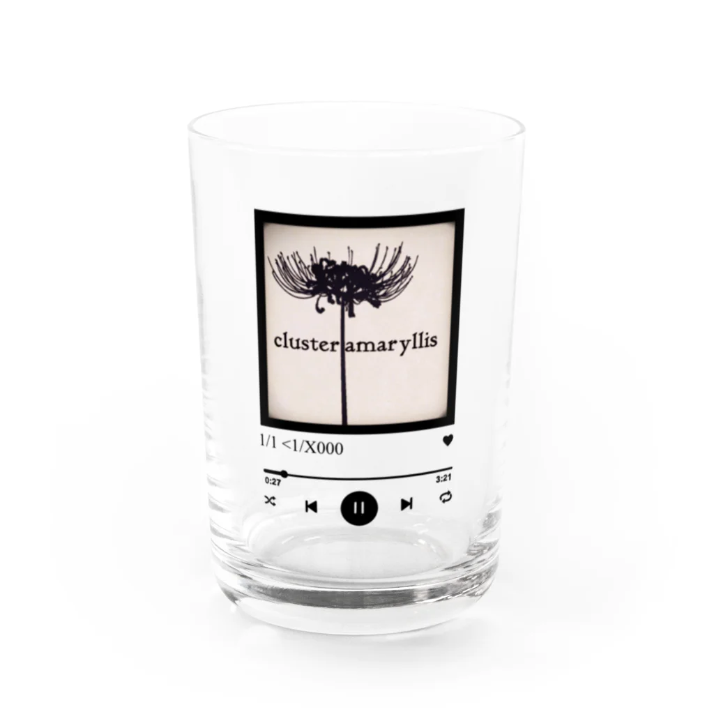 Cluster amaryllisのcluster amaryllis Water Glass :front