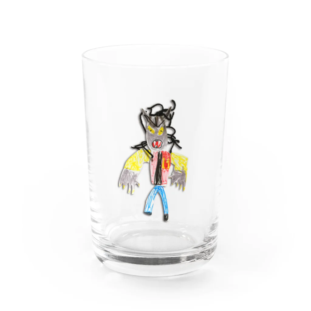 ふきの工房のスリラーなオオカミ Water Glass :front