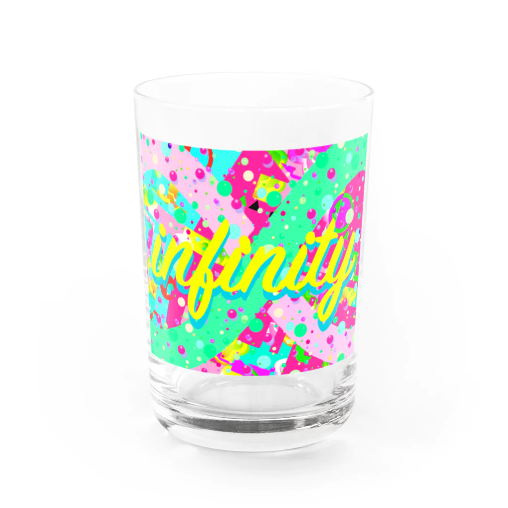 ✨🌈✨ユラクラカン🇯🇵 ✨🌈✨の🌈✨∞infinity∞✨ Water Glass :front