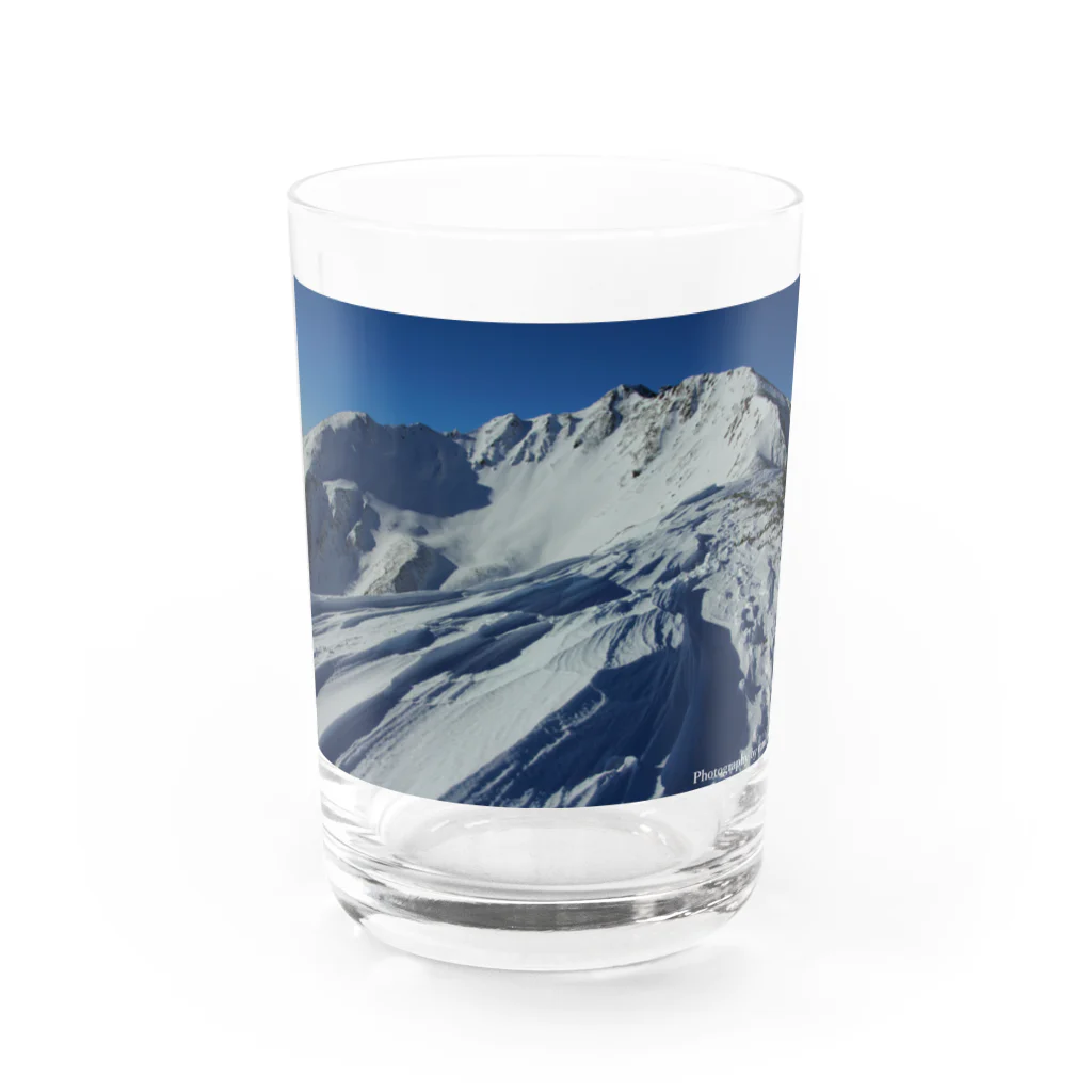 MIM△made in mountainの厳冬期仙丈ヶ岳 Water Glass :front