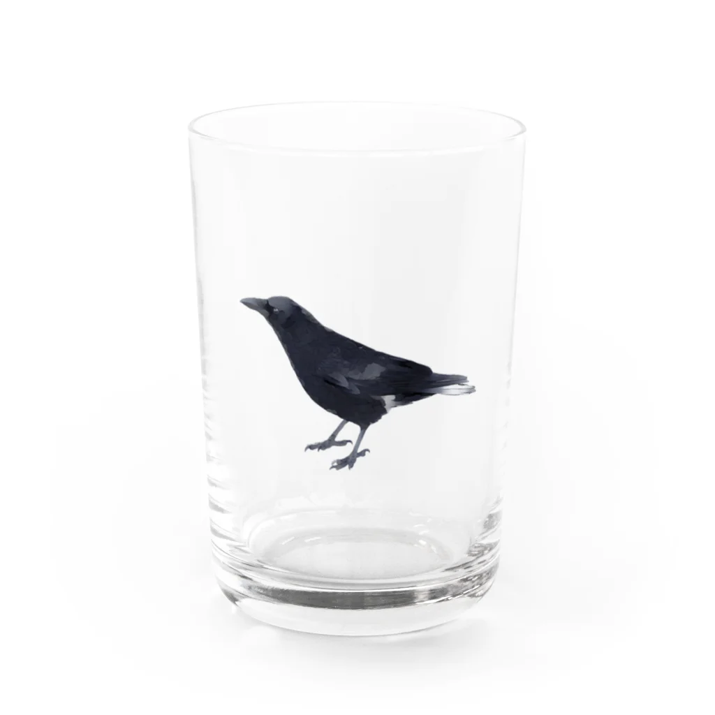 缶詰1616のカラス Water Glass :front