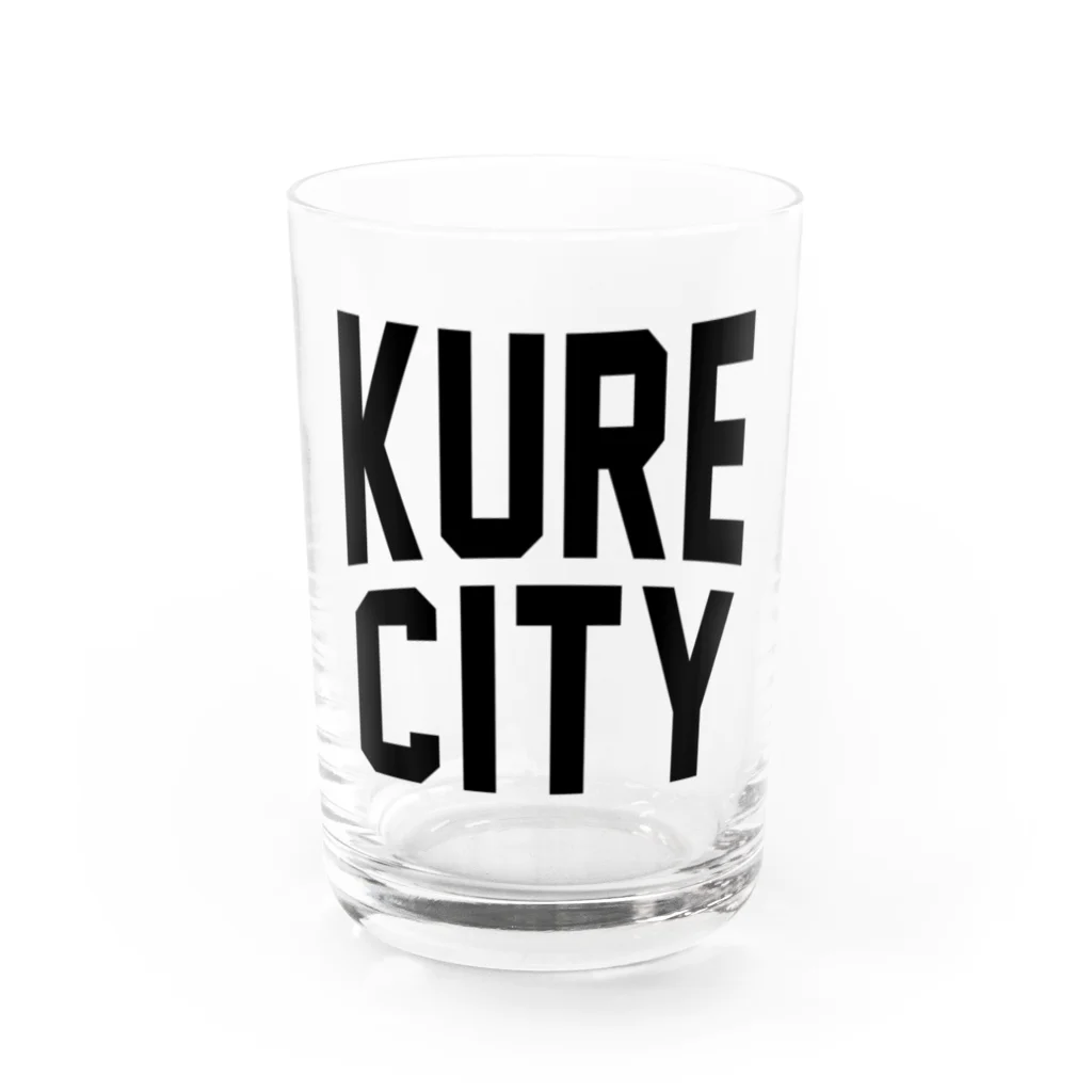 JIMOTOE Wear Local Japanの呉市 KURE CITY Water Glass :front