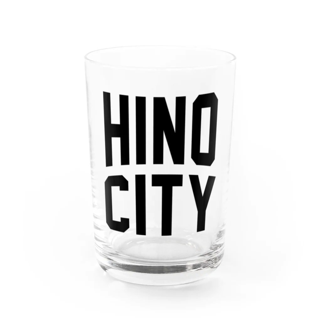 JIMOTOE Wear Local Japanの日野市 HINO CITY Water Glass :front