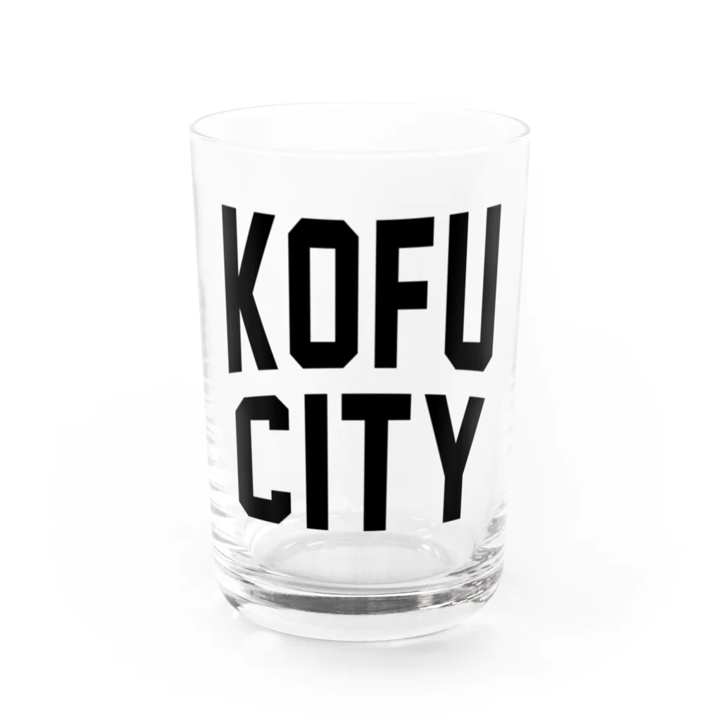 JIMOTOE Wear Local Japanの甲府市 KOFU CITY Water Glass :front