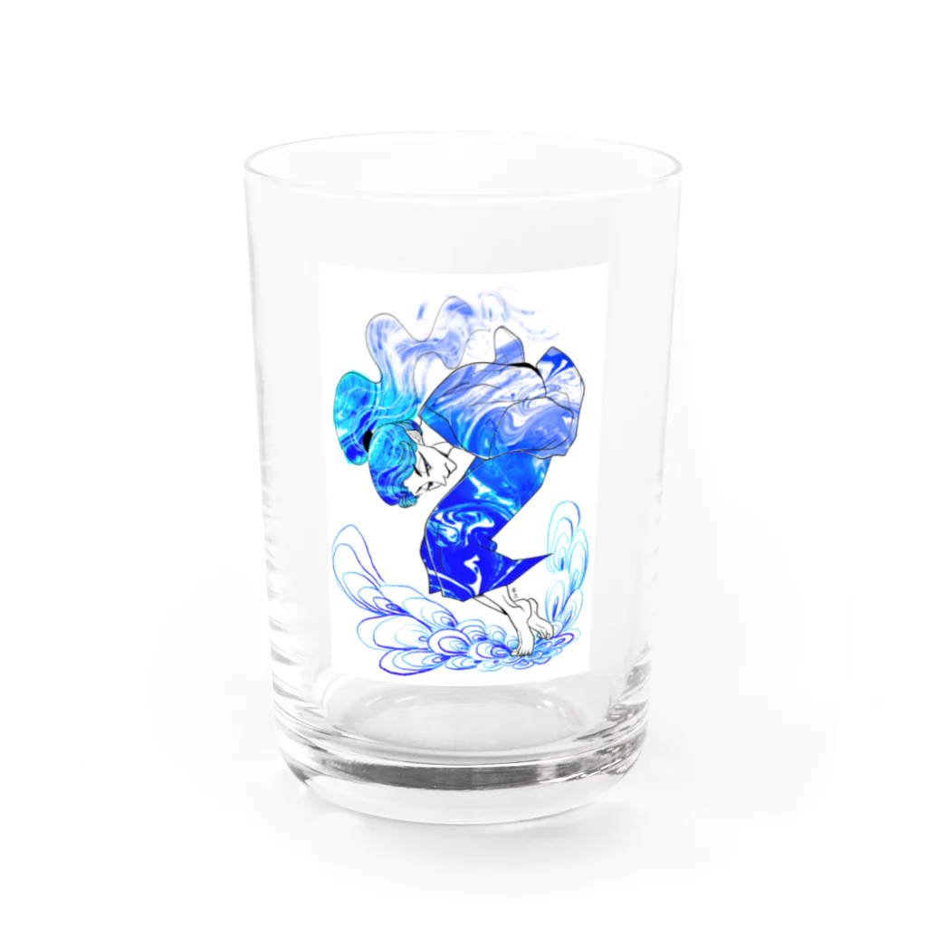 su.ka.m.artの流墨(ruzumi) Water Glass :front