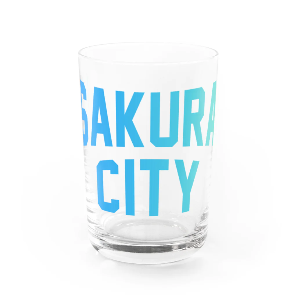 JIMOTO Wear Local Japanの佐倉市 SAKURA CITY Water Glass :front