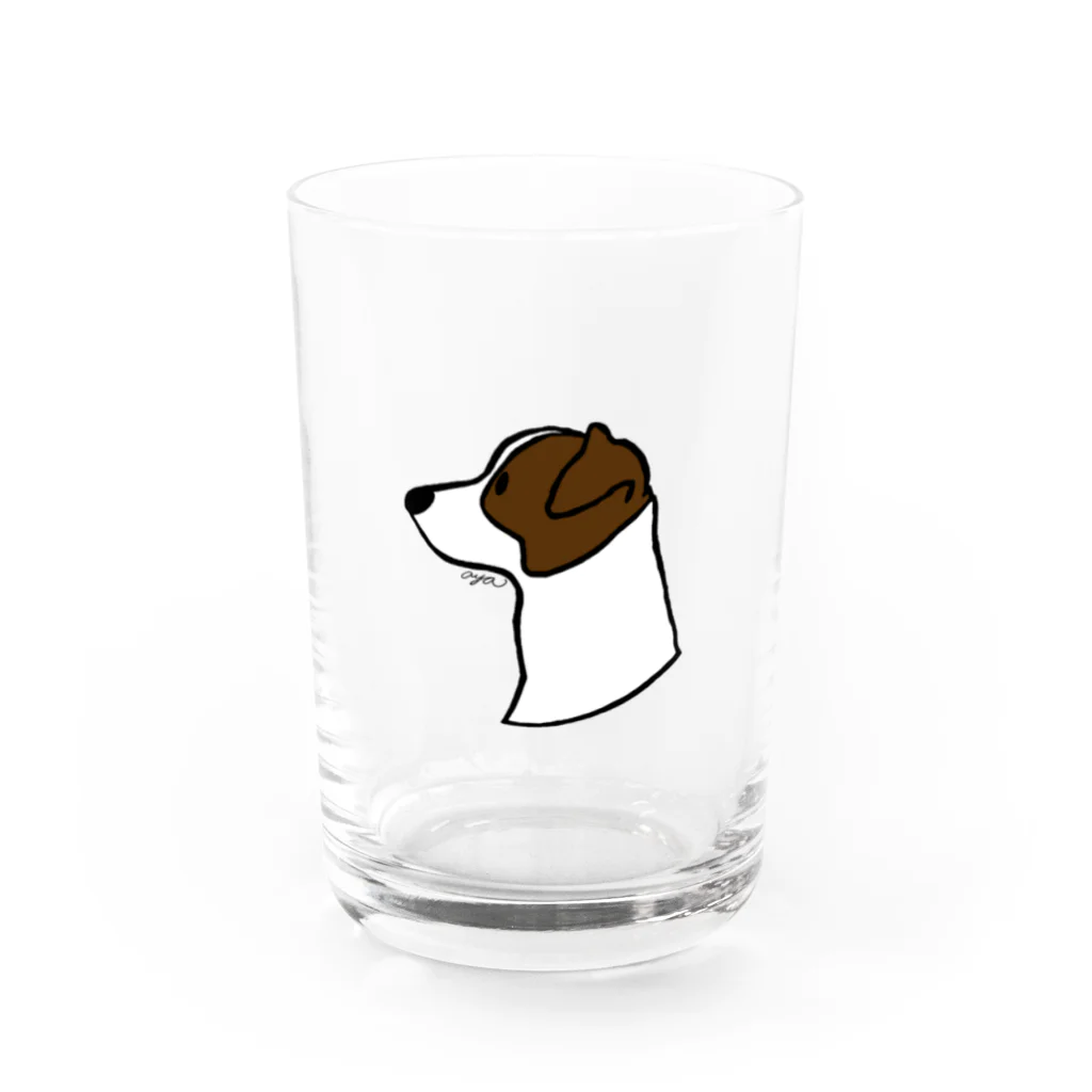 aya1のｼﾞｬｯｸ･ﾗｯｾﾙ･ﾃﾘｱ Water Glass :front