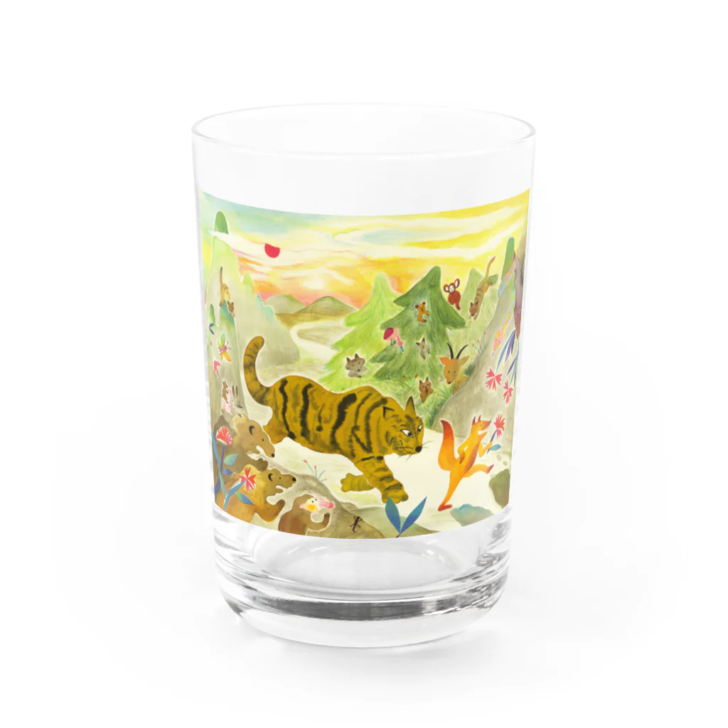 Hammy Pox (ハミーポックス）の狐借虎威 Water Glass :front