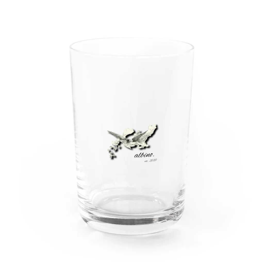 【 ALBINO. 】　Online Store！！のalbino. Original sttecker. Water Glass :front