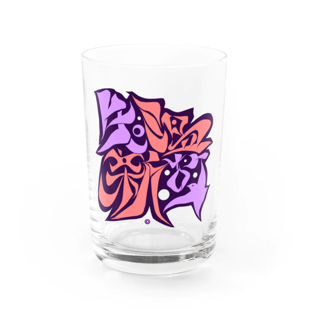 シノアの温故知新。(おんこちしん) Water Glass :front