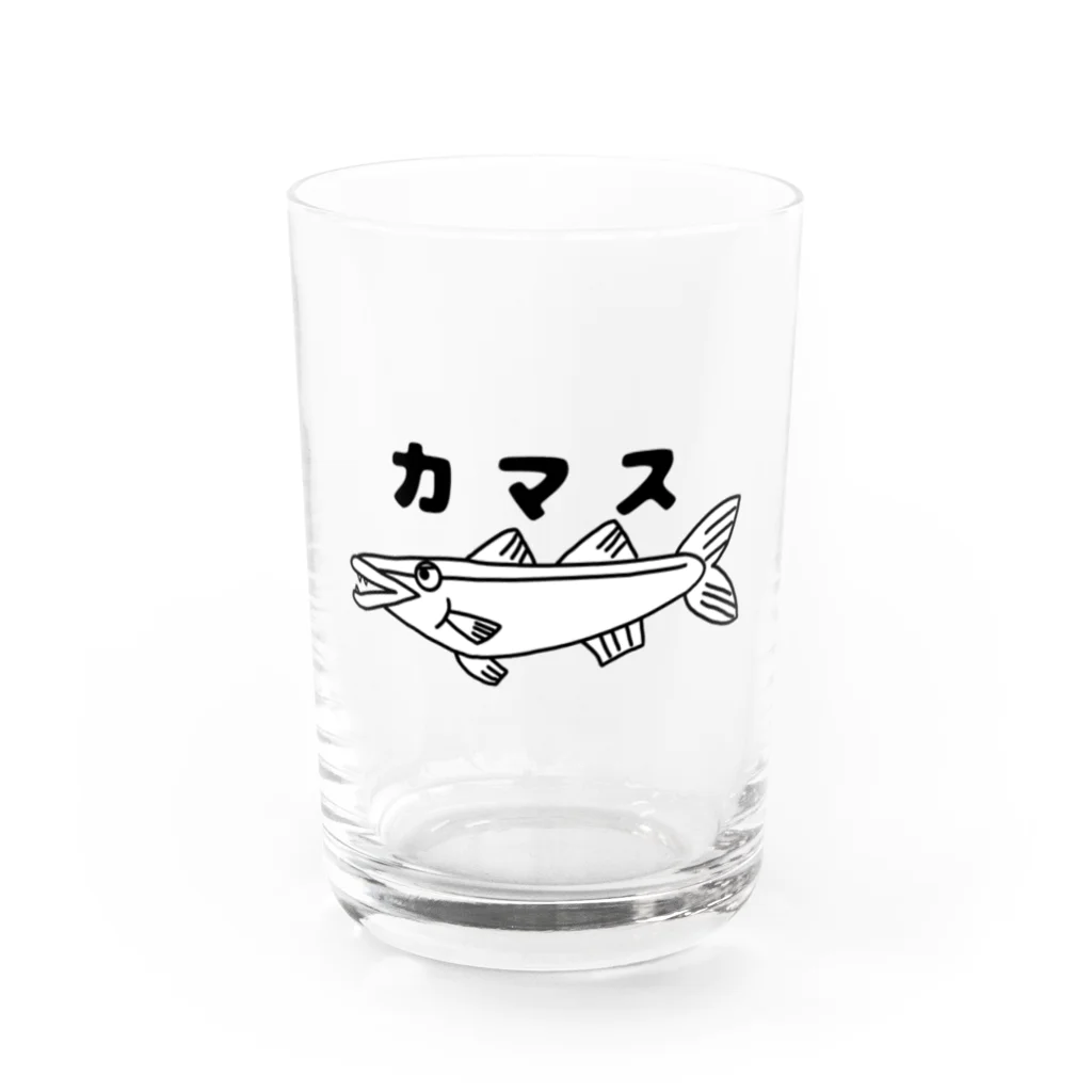 ねこねこうおのカマス兄貴 Water Glass :front