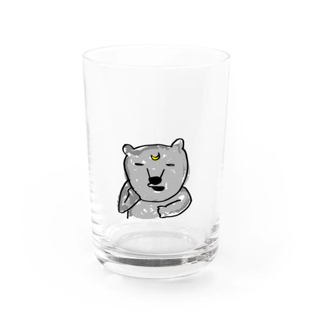 zoo_zooのつきのわぐまん Water Glass :front