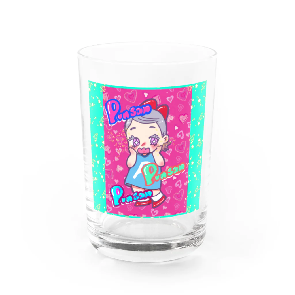 プンさんしょっぷのプリクラプンサン Water Glass :front