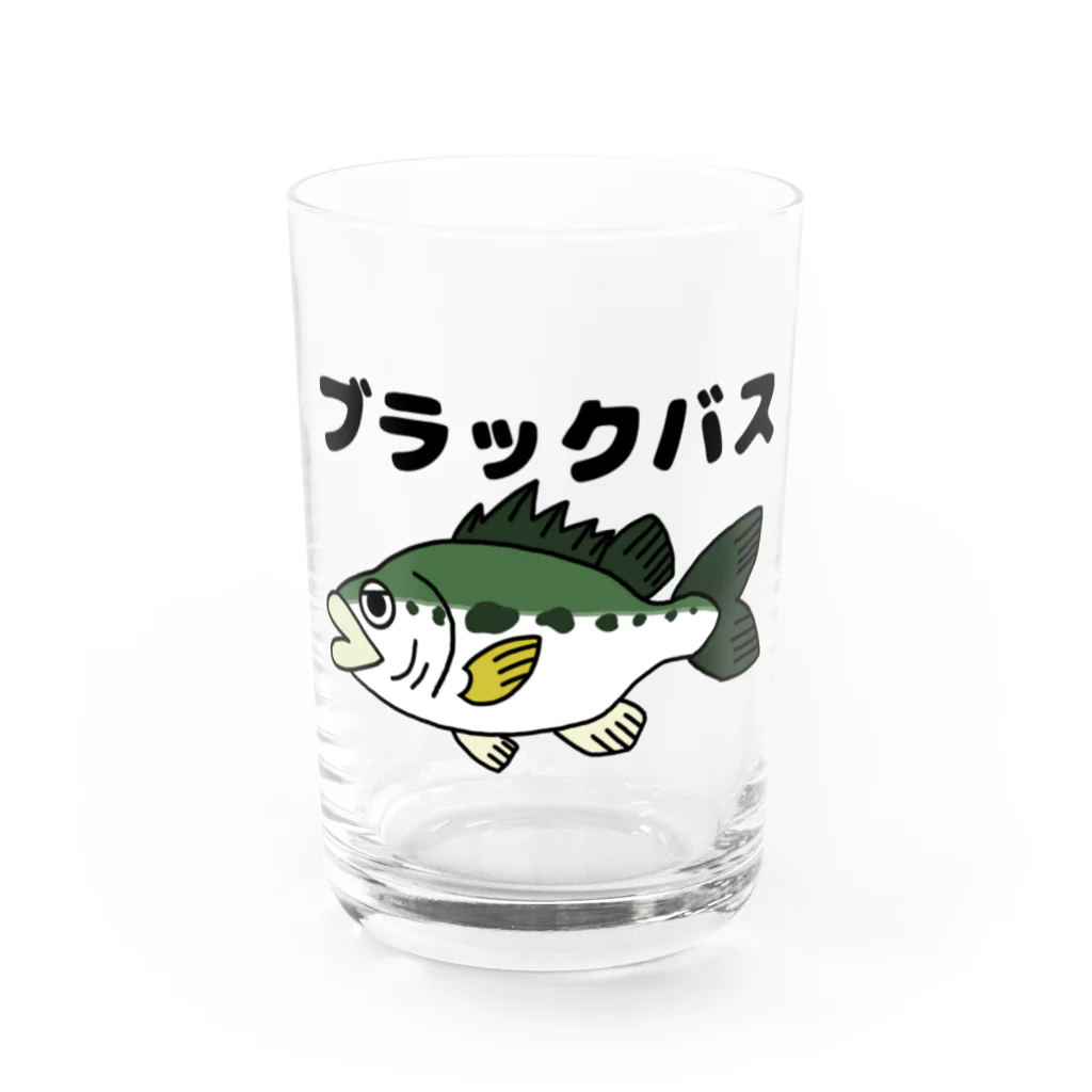 ねこねこうおのブラックバス兄貴 Water Glass :front