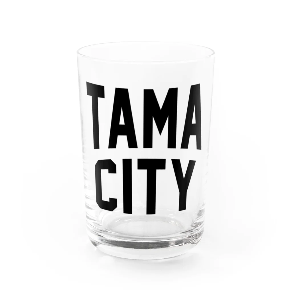 JIMOTOE Wear Local Japanの多摩市 TAMA CITY Water Glass :front