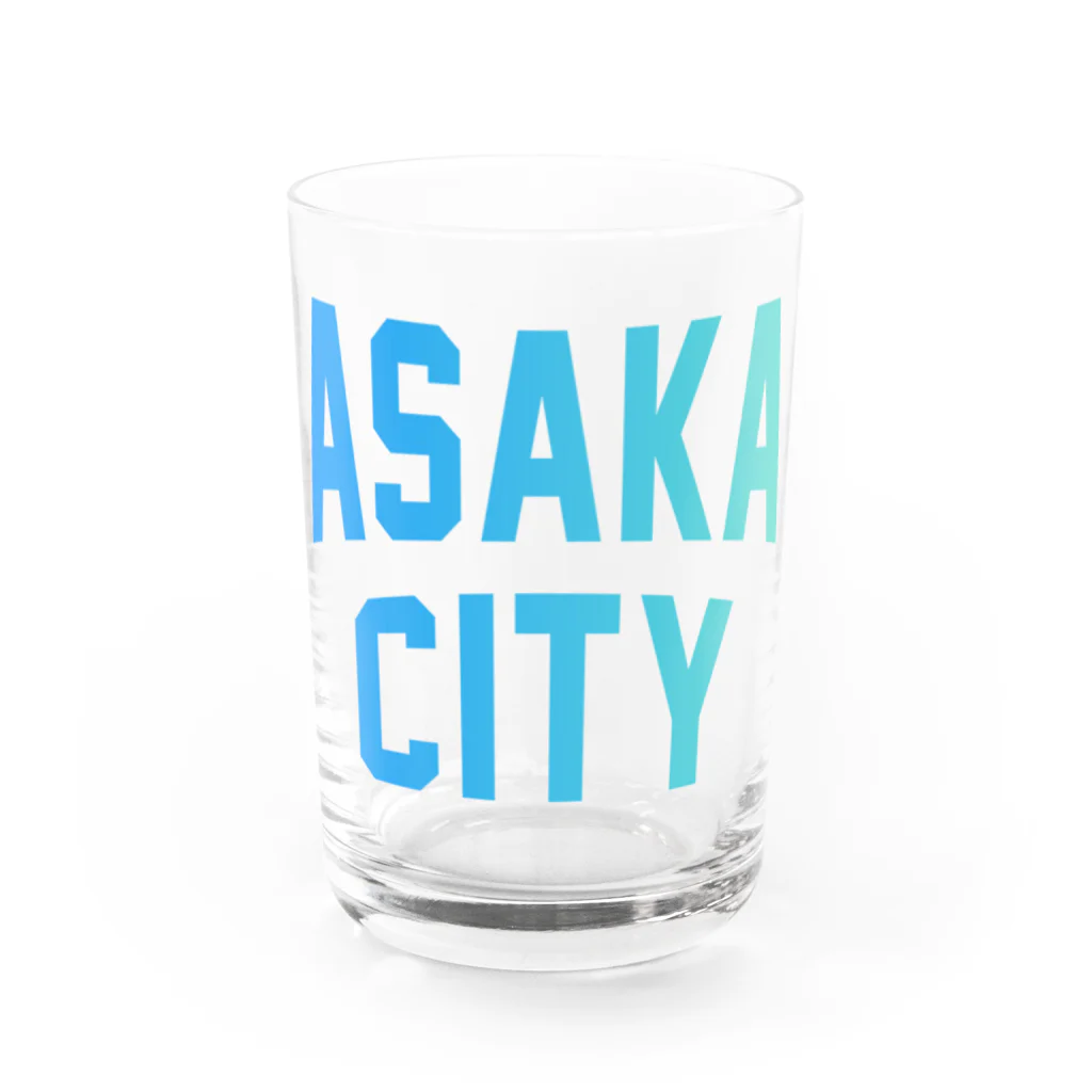 JIMOTOE Wear Local Japanの朝霞市 ASAKA CITY Water Glass :front