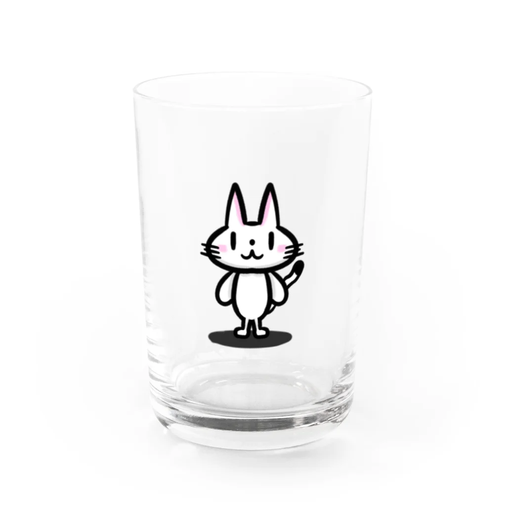 ここなつ55のゆるねこシンプル Water Glass :front