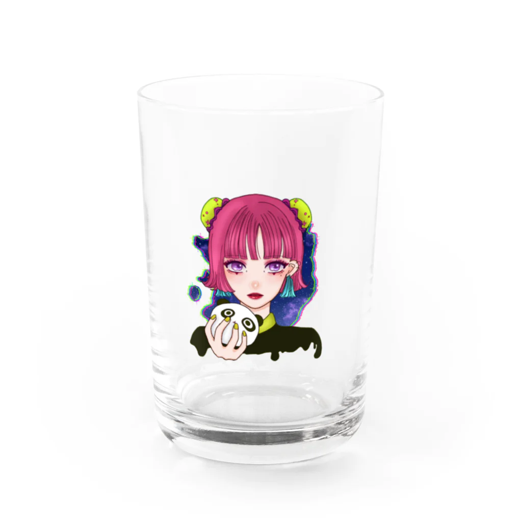 バブル の ショップの中華ピンク Water Glass :front