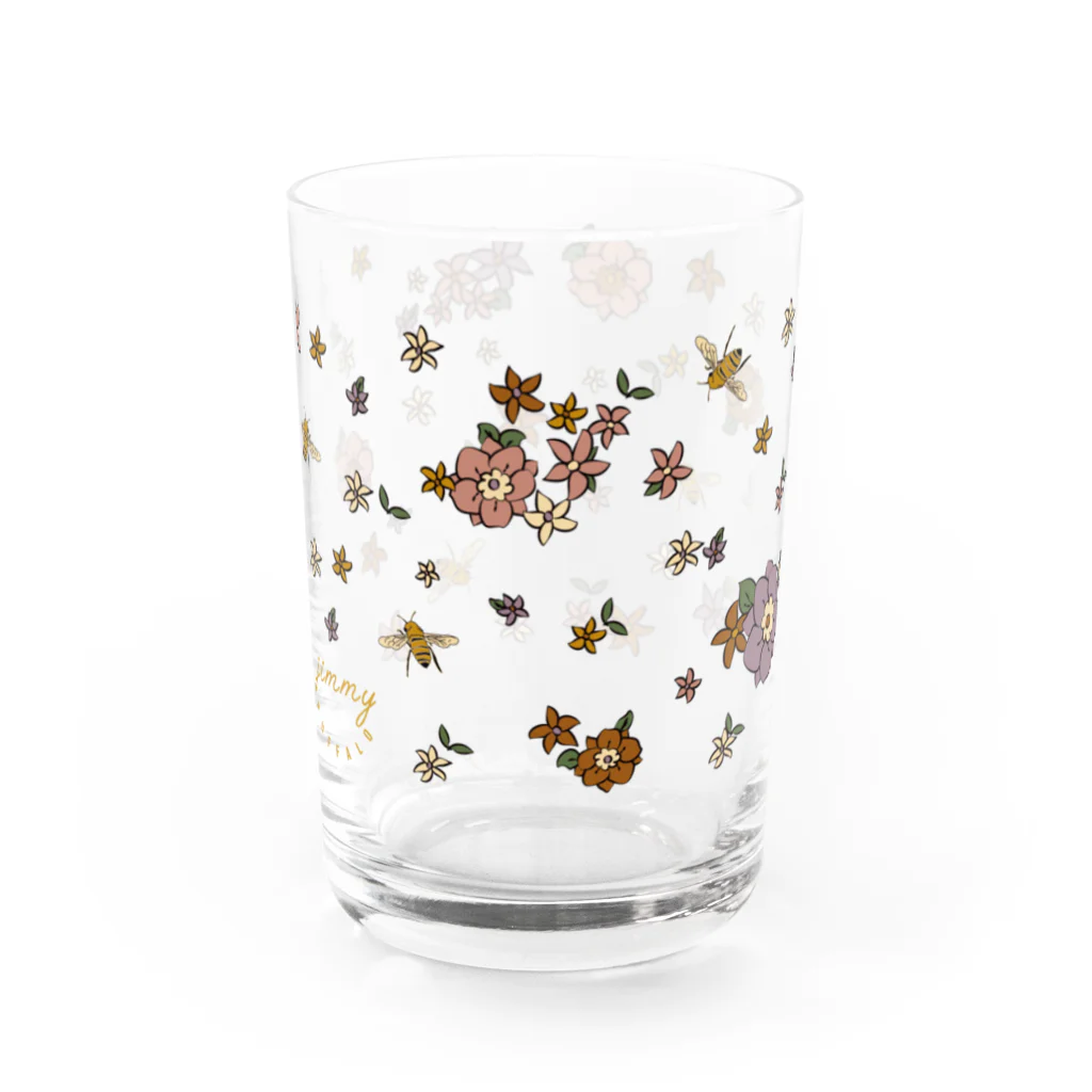 Jimmy BuffaloのJimmy Buffalo - Paisley Bee クリア Water Glass :front