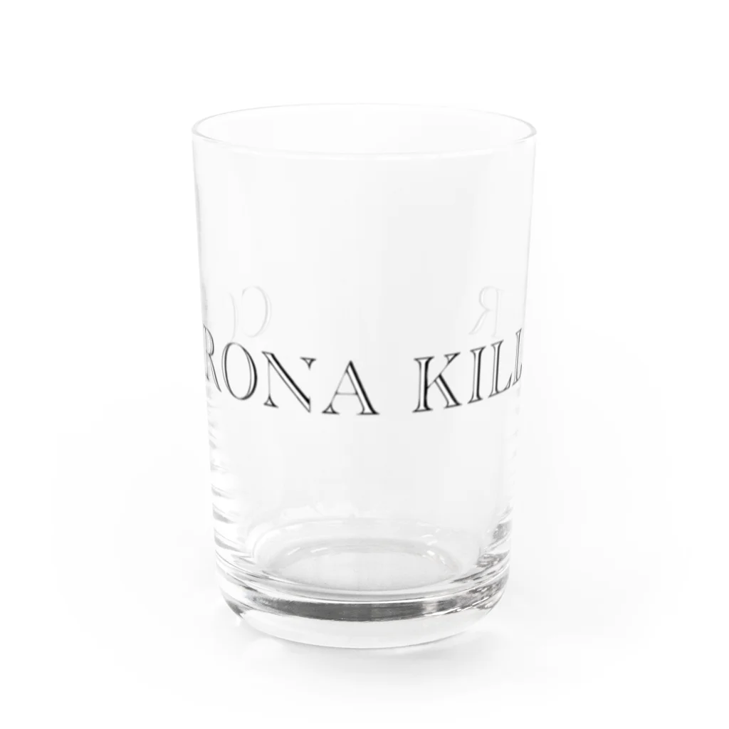 🍁のCORONA KILLER Water Glass :front