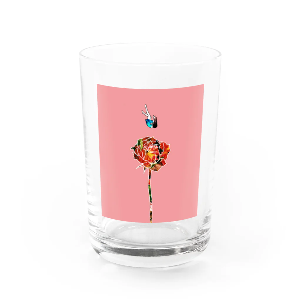 nowのfall in love Water Glass :front