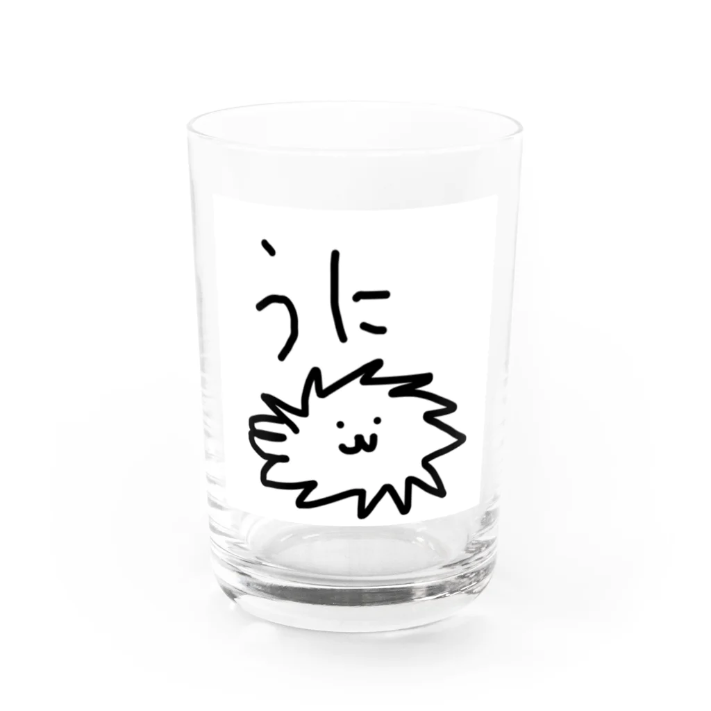 Gutchikのうにくん Water Glass :front