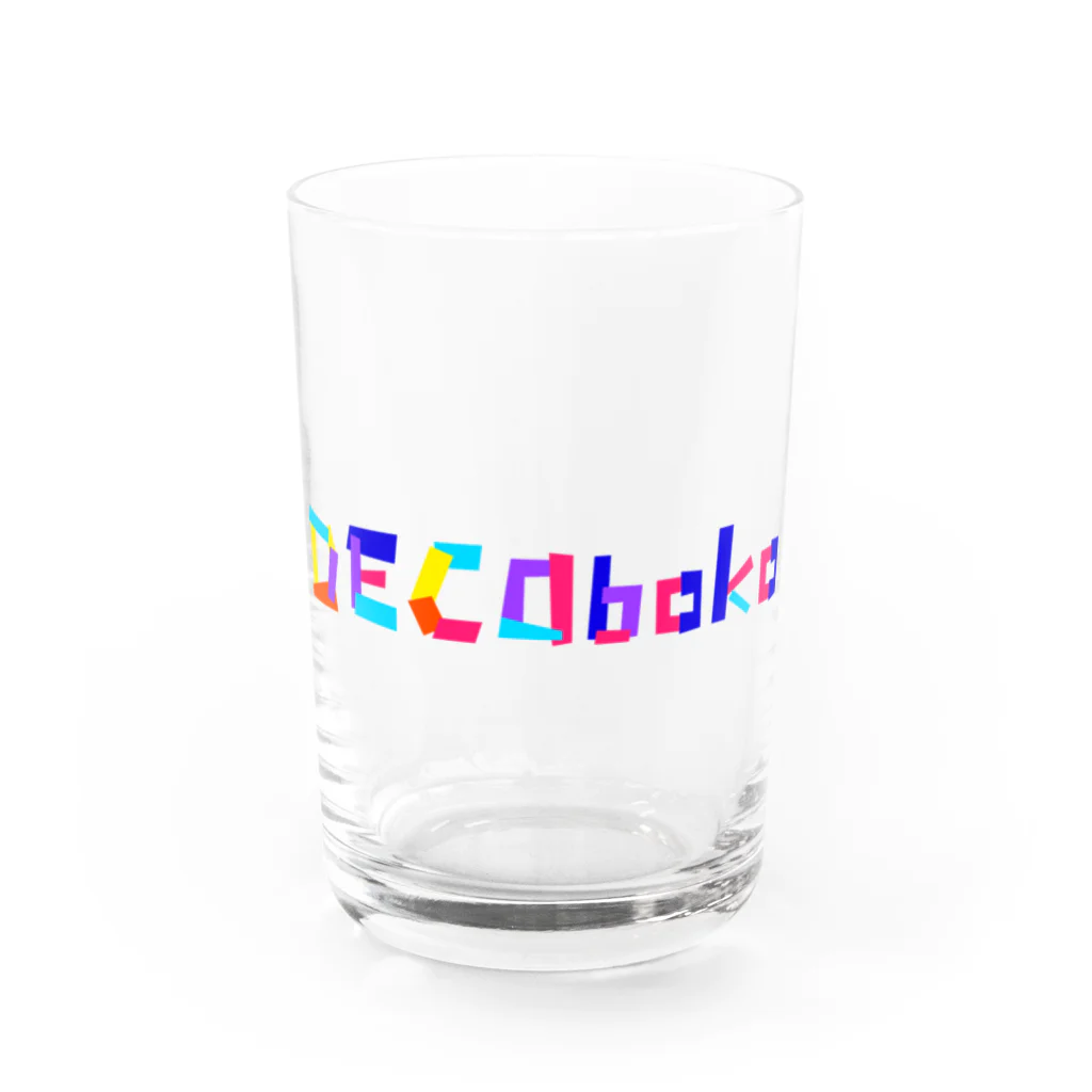 まきびしのDECOboko カクカク Water Glass :front