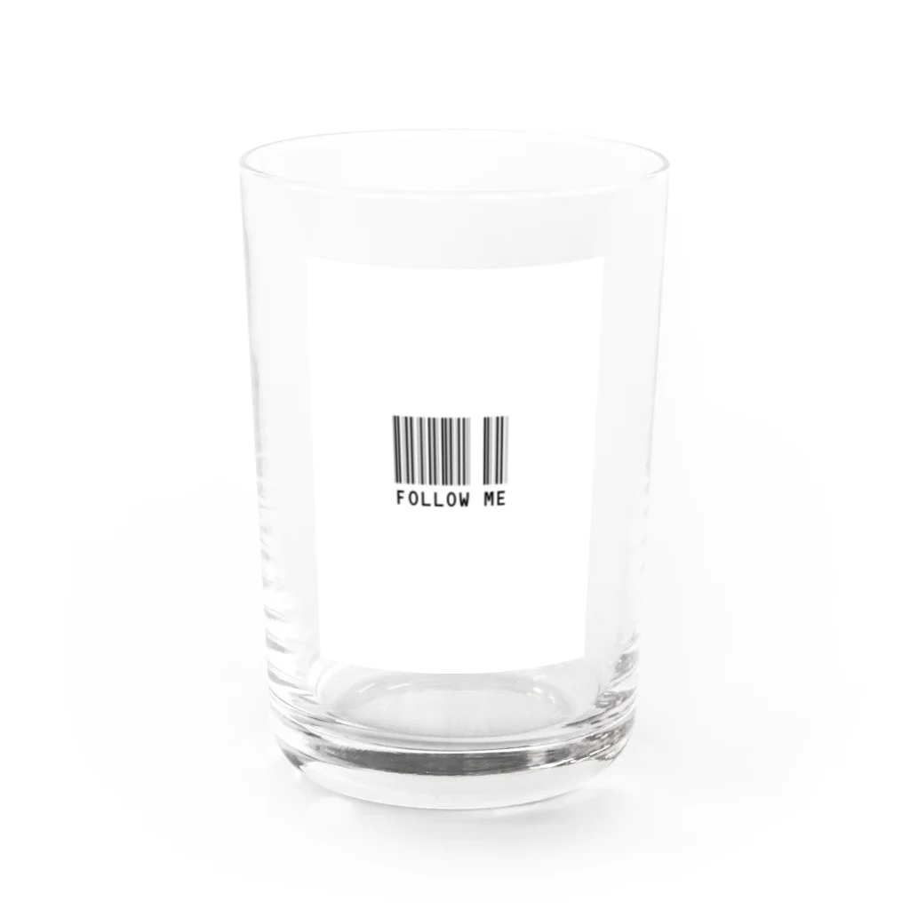 nykのfollow me Water Glass :front