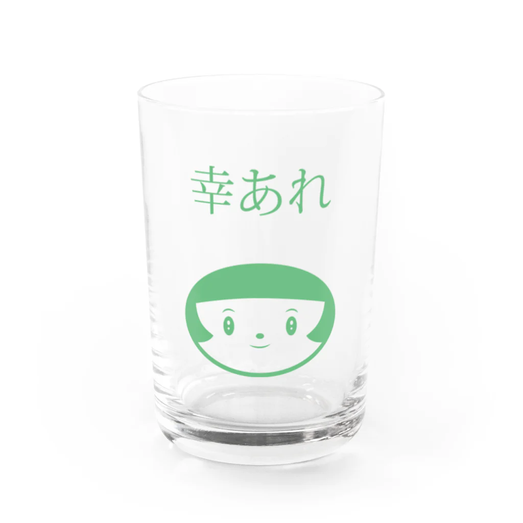 mizuno4444の幸あれちゃん Water Glass :front