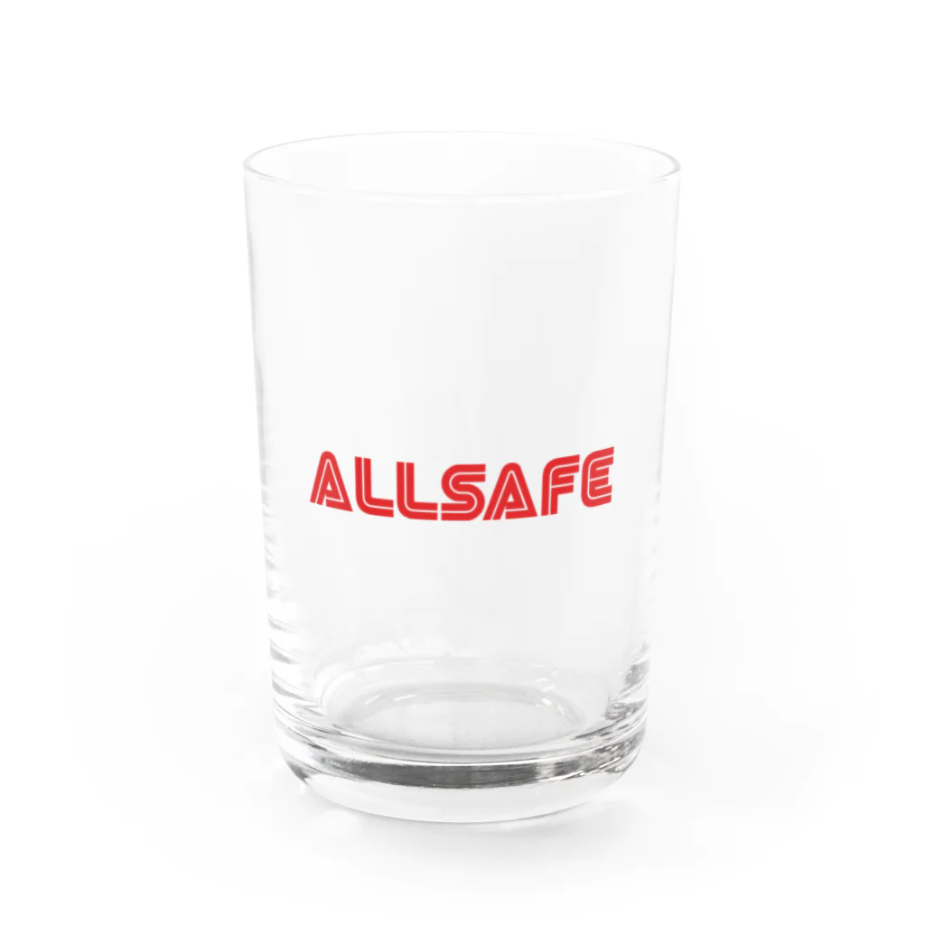 ぴんくのAllsafe公式グッズ Water Glass :front