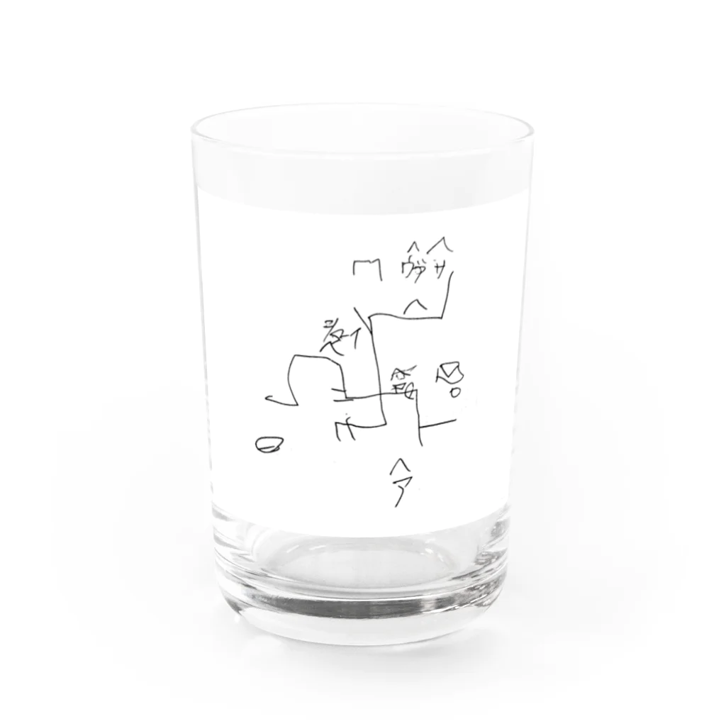 Harutomo（公式）の街森怪文書グッズ Water Glass :front