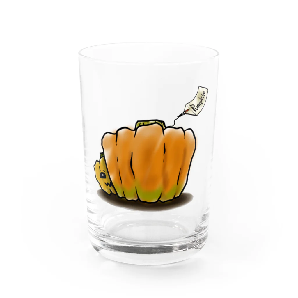 そらいろもようのPumpkin！ Water Glass :front