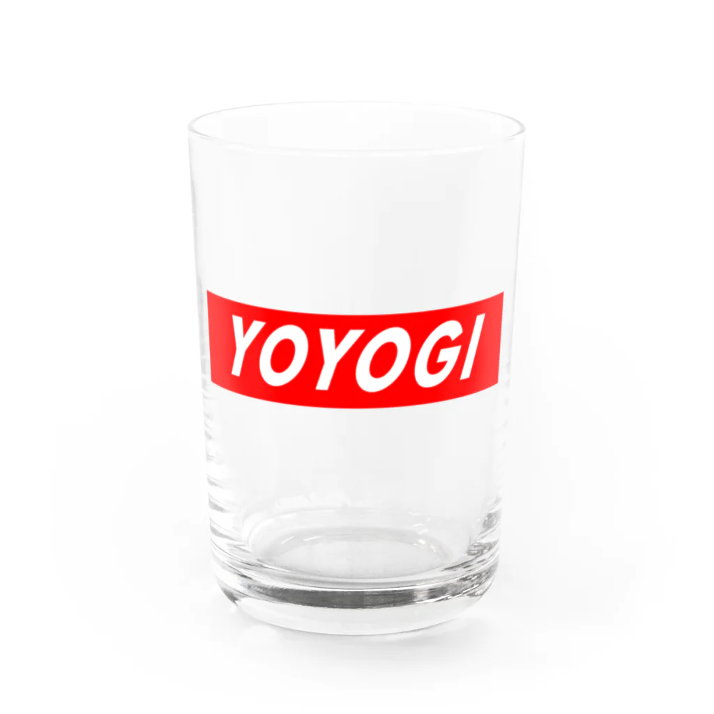 twentyonetwelveのYOYOGI ボックスロゴ Water Glass :front