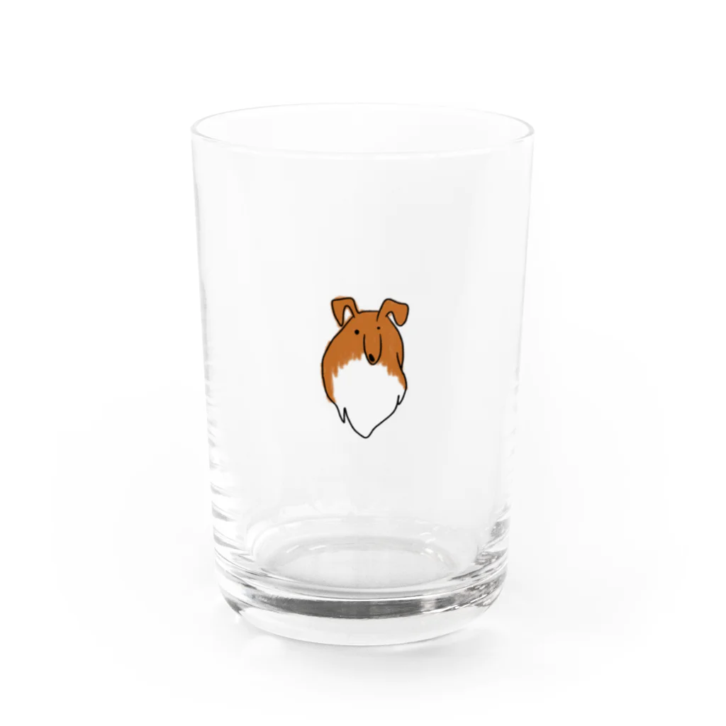 popokoroのシェルティーﾆｮ Water Glass :front