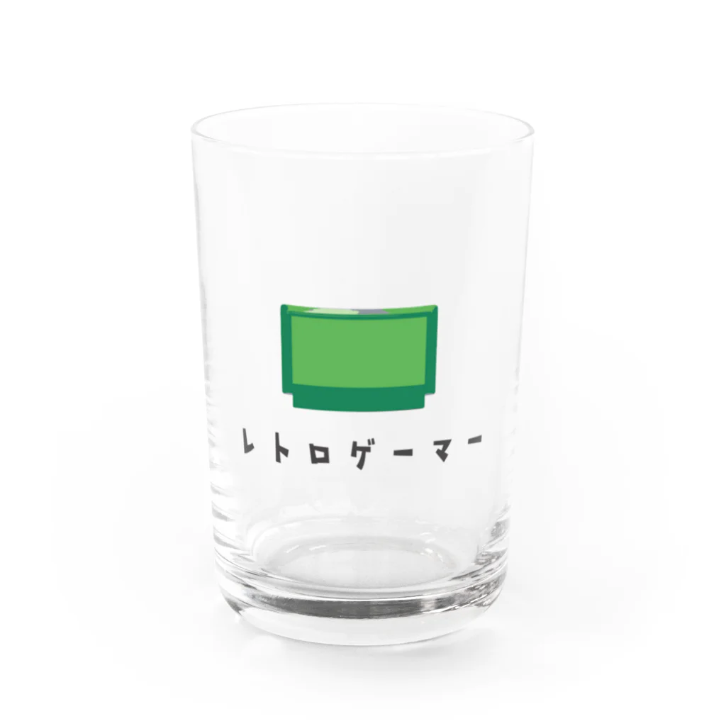 Gamikichidoのレトロゲーマー Water Glass :front