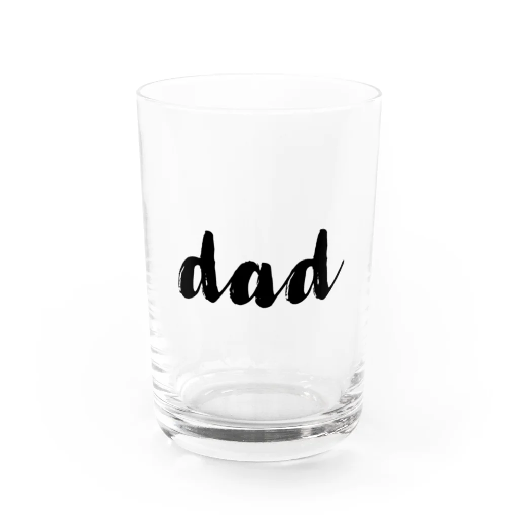 🥑❤️🌵のgood dad Water Glass :front