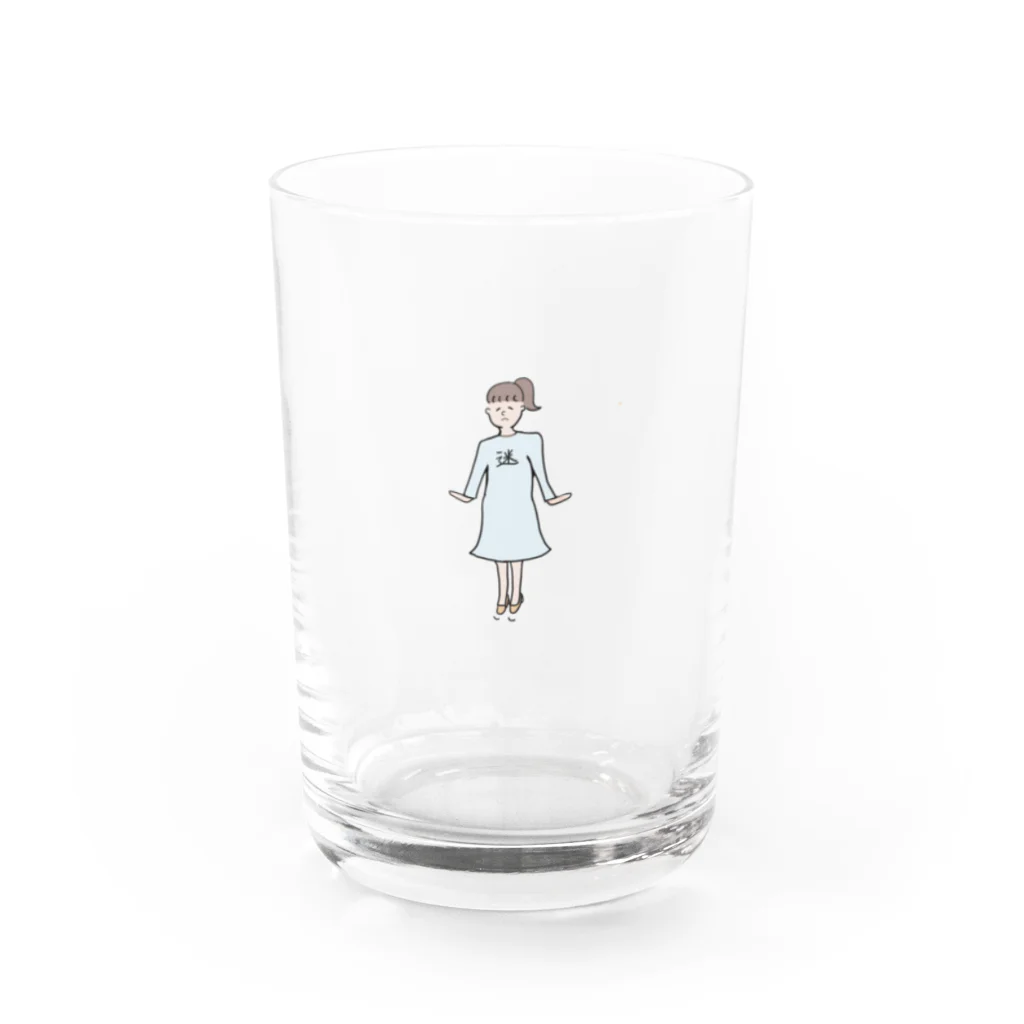 ポケットにケチャップの迷子(まよこ)さん Water Glass :front