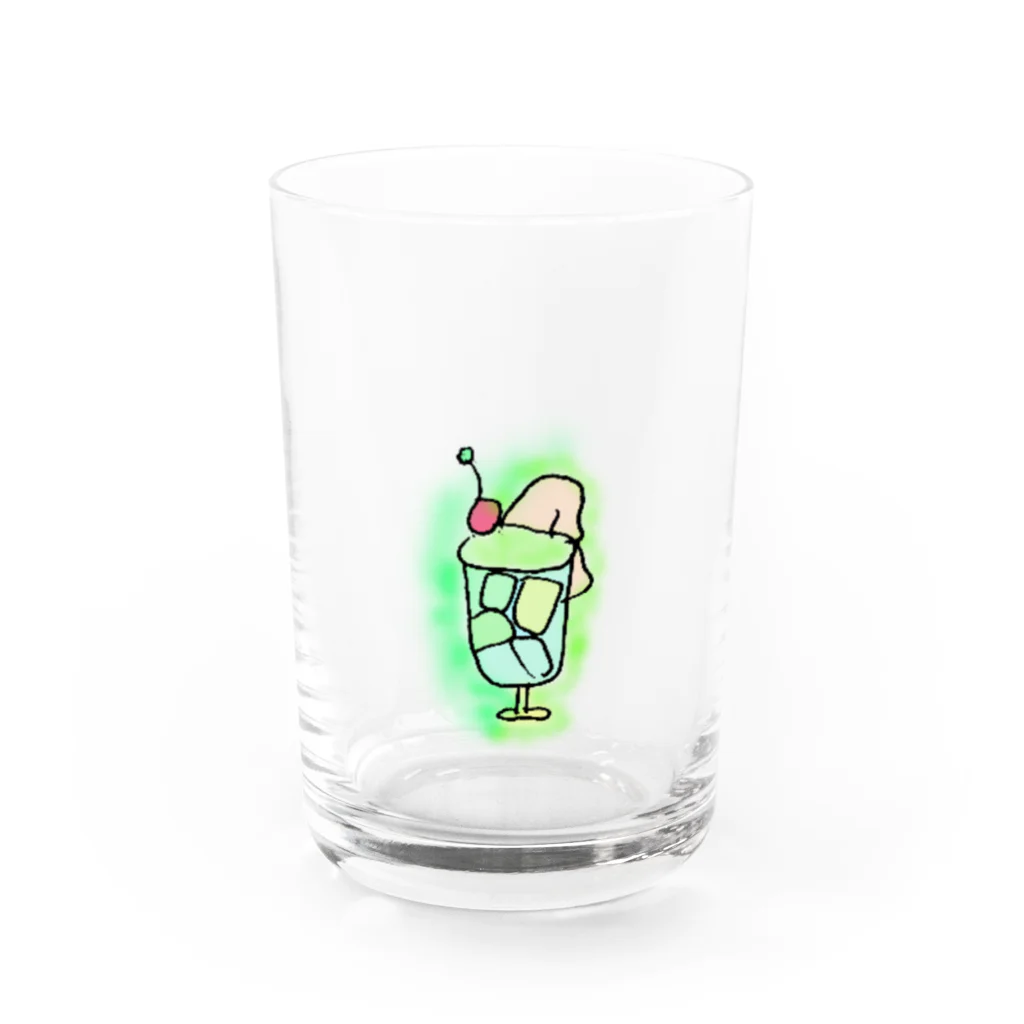 piyonnzのメロンクリームサイダー Water Glass :front