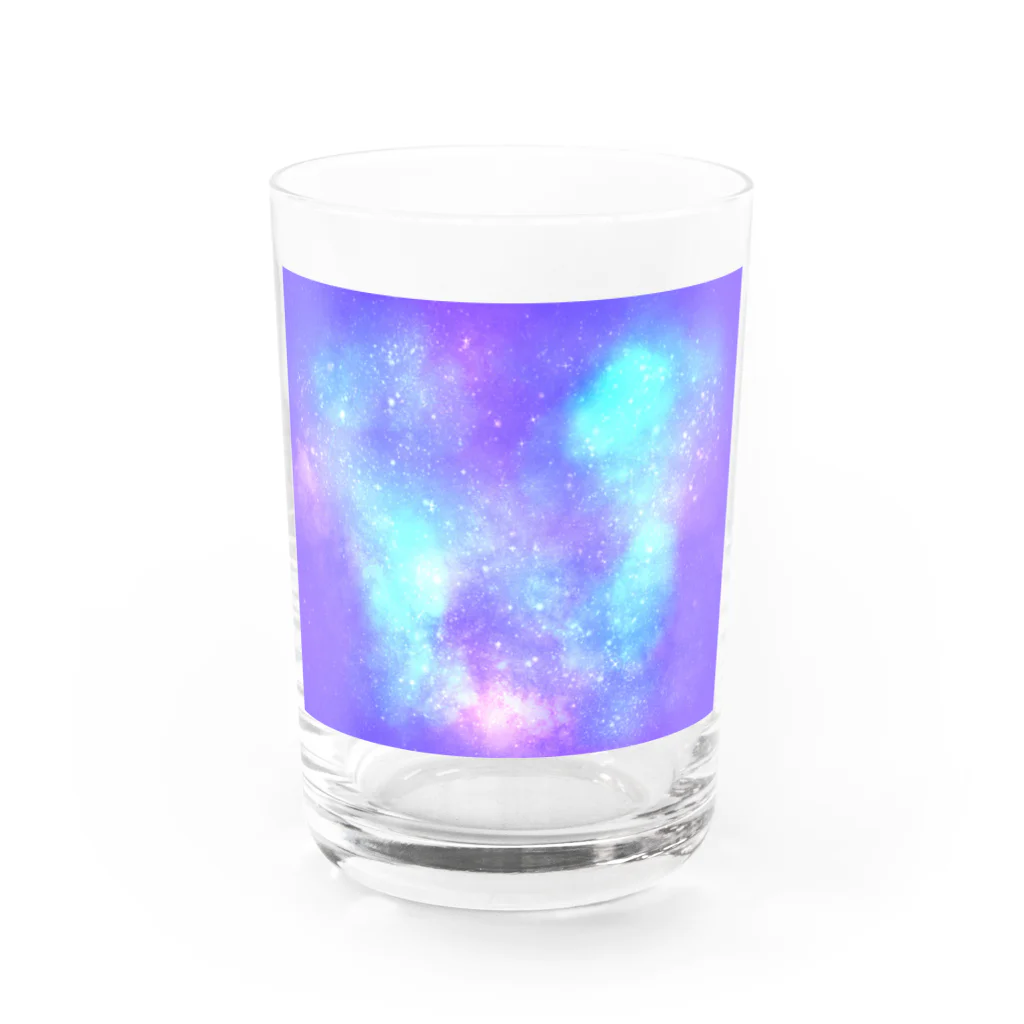 ぽめもものギャラクシー宇宙 Water Glass :front