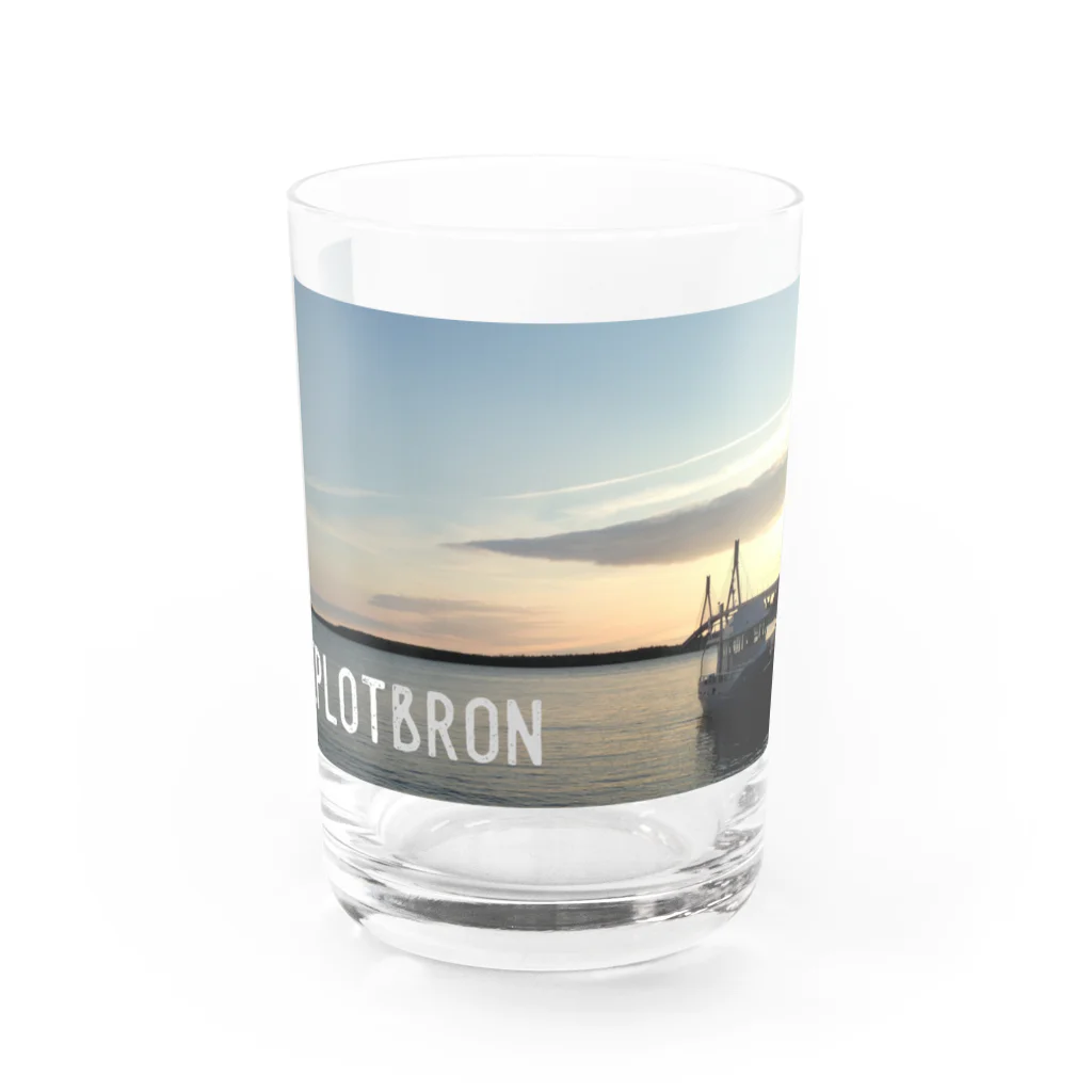 Pionikkoのレプロット橋 Water Glass :front